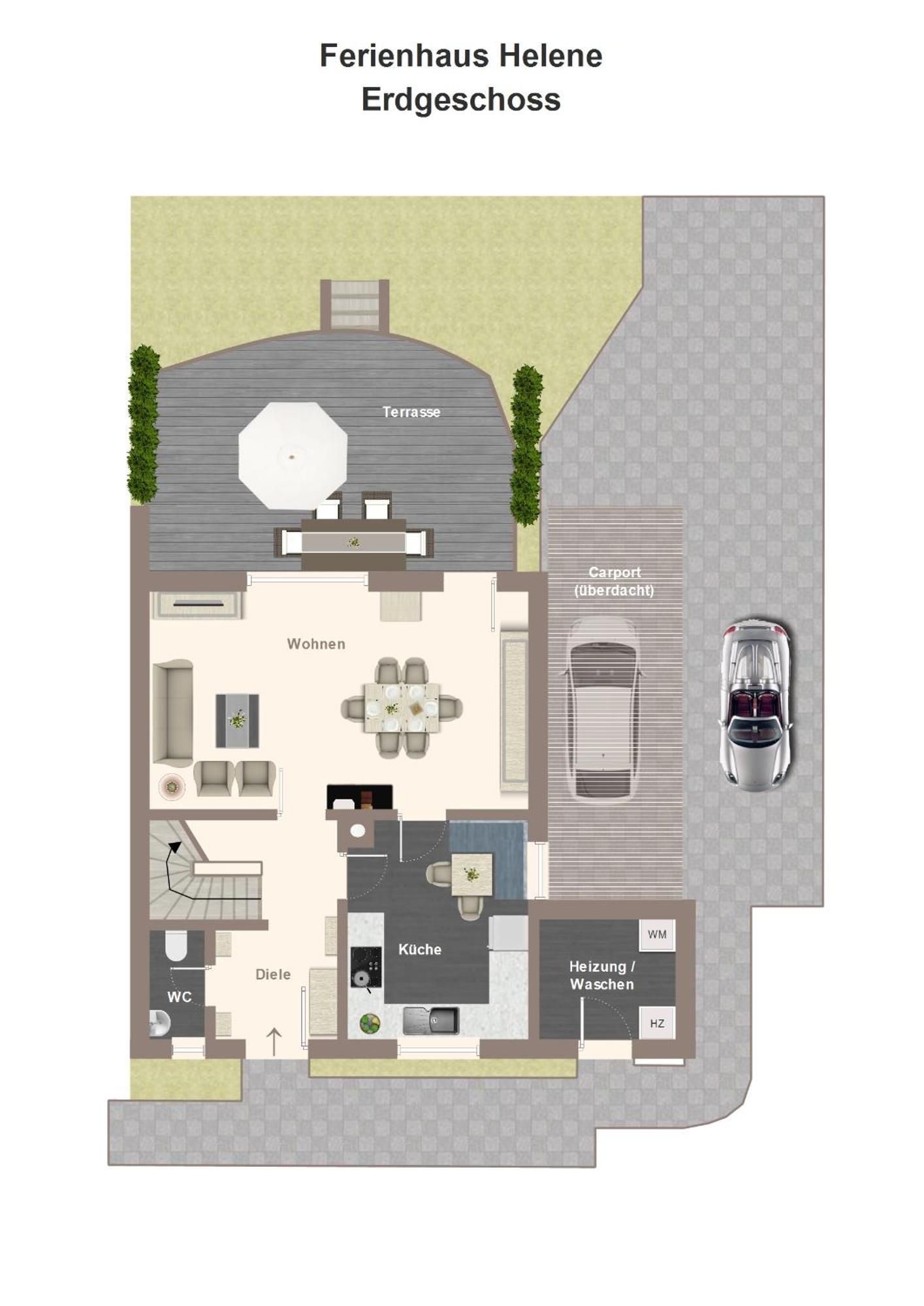 Ferienhaeuser Rhoen - Haus Natalie & Haus Helene Hausen  Ngoại thất bức ảnh